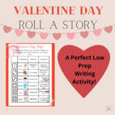 Valentine's Day Roll a Story | Writing Center Activity