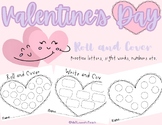 Valentine's Day Roll and Cover with Numbers, Sight Words, 