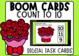 Valentine's Day Roses Themed Counting To 10 Number Matchin