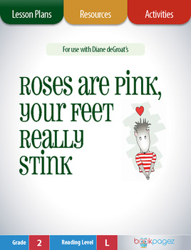 Preview of Roses are Pink Your Feet Really Stink Comprehension Lesson Plans|Valentines Day