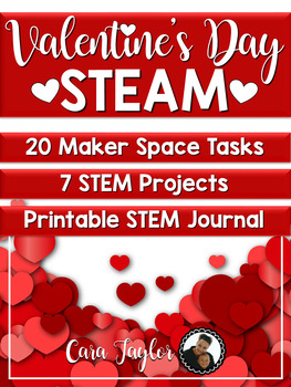 Preview of Valentine's Day STEAM and Maker Space Bundle