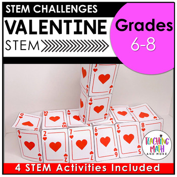 Preview of Valentine's Day STEM Activities Middle School