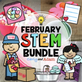 Valentine's Day STEM Activities and Challenges Bundle with