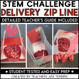 Valentine's Day STEM Challenge Zip Line