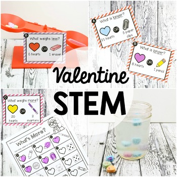 Preview of Valentine's Day STEM Challenges