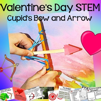 Preview of Valentine's Day STEM -Cupid's Bow and Arrow