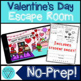 Valentine's Day STEM Escape Room: A Fun No Prep Digital Br