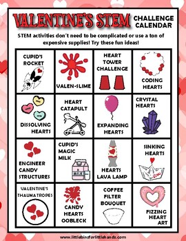 Preview of Valentine's Day STEM Pack