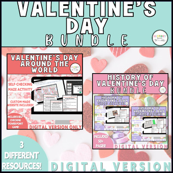 Preview of Valentine's Day SUPER Bundle|Reading Comprehension & Writing-Digital Version