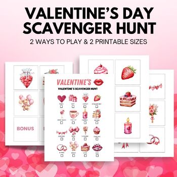 Preview of Valentine's Day Scavenger Hunt