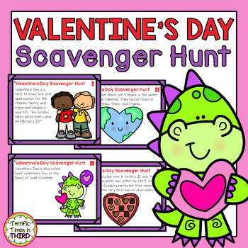 Preview of Valentine's Day Scavenger Hunt: History and Fun Facts