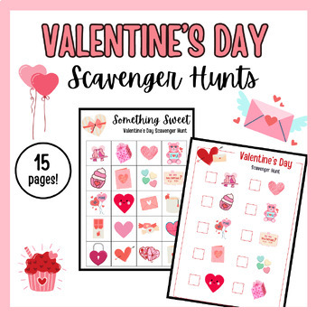 Valentine's Day Scavenger Hunts by That Cozy Classroom | TPT