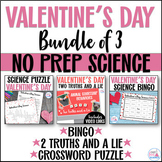 Valentine's Day Science Activities and Games - No Prep and