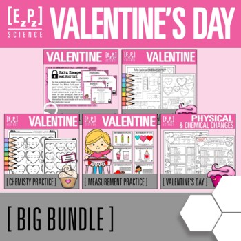 Preview of Valentine's Day Science Activity BIG Bundle