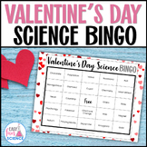 Valentine's Day Science Bingo Activity Middle or High Scho