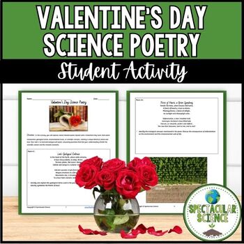 Preview of Valentine’s Day Science Poetry Activity