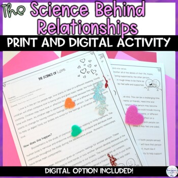 Preview of Valentine's Day Science of Relationships Activity