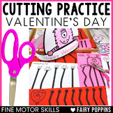 Valentine's Day Scissor Skills Cutting Practice | Fine Mot