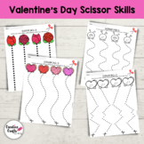 Valentine's Day Scissor Skills - Cutting Practice - Presch