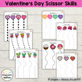 Valentine's Day Scissor Skills - Preschool | PreK | Kindergarten