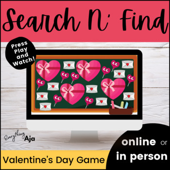 Preview of Valentine's Day Search N' Find Digital Game