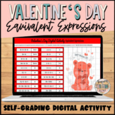 Valentine's Day Self-Grading Digital Activity: Equivalent 