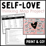 Valentine's Day |  Self Love Thinking Map Project | SEL | 