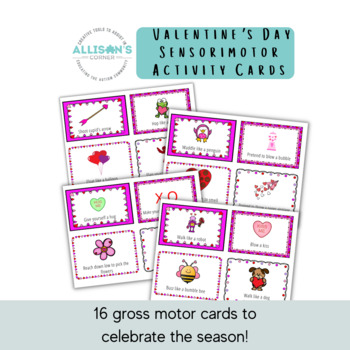 Preview of Freebie! - Valentine's Day Sensorimotor Activity