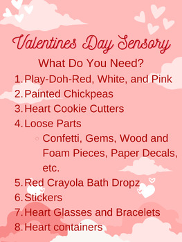 Preview of Valentine's Day Sensory Play