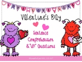 Valentine's Day Sentence Comprehension & "WH" Questions