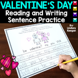Valentine's Day Sentence Writing Practice Activities Fix i
