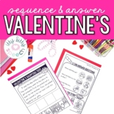 Valentine's Day Sequence & Answer for Speech Therapy (+BOO