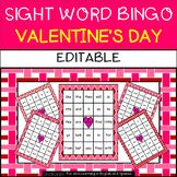 Valentine's Day: Sight Word Bingo - Editable