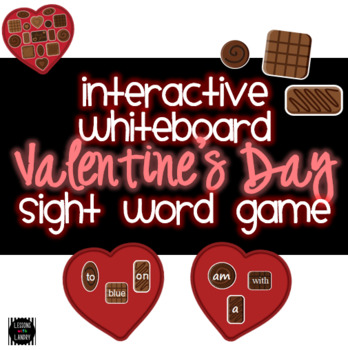 Preview of Valentine's Day Sight Word Game for the Interactive Whiteboard