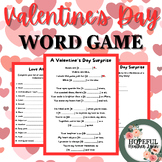 Valentine's Day Silly Stories/Parts of Speech - "Mad Lib" Style