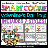 Valentine's Day Smart Cookie Tags One Smart Cookie Treat T
