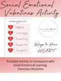Valentine's Day Social-Emotional Activity | School Family,