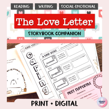 Preview of Valentine's Day Social-Emotional Learning Book Companion - The Love Letter