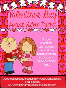 Preview of Valentine's Day Social Skills Packet