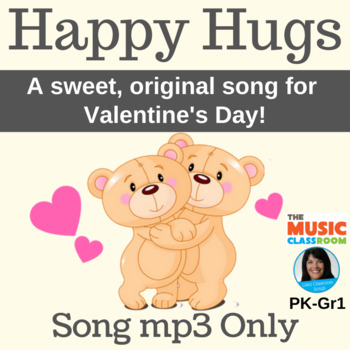 Preview of Valentine's Day Action Song | PreK - Gr1 | Original Song mp3 Only