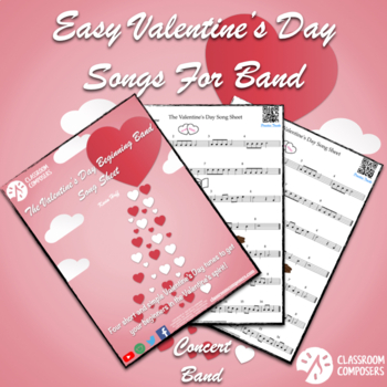 Preview of Valentine's Day Song Sheet | Concert Band