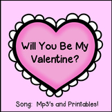 Valentine's Day Song: Will You Be My Valentine? mp3 + Printables