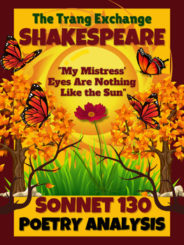 Preview of Shakespeare "My Mistress Eyes" | Sonnet 130 | Test Prep | Game | Posters