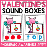 Valentine's Day Sound Boxes for Phonemic Awareness and Phonics
