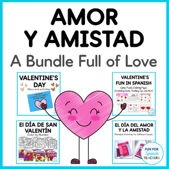 Preview of Valentine's Day Spanish: A Bundle Full of Love