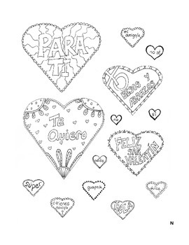 Sweetheart Coloring Sheets • Pack of 6