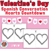 FREE Valentine's Day Spanish Conversation Heart Countdown 