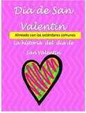 Valentine's Day Spanish Reading Comprehension Informationa