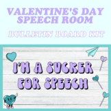 Valentine's Day Speech Room Bulletin Board Kit | Speech Th