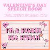 Valentine's Day Speech Room Bulletin Board Kit | Speech Th